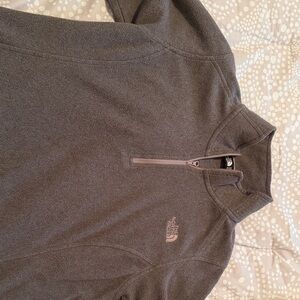 The North Face Women's Gray Zip-Up Sweater sz M